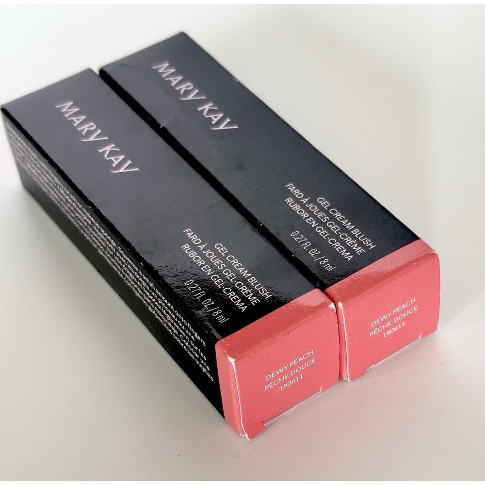 (2 Pc) Mary Kay Gel Cream Blush DEWY PEACH NEW IN BOX